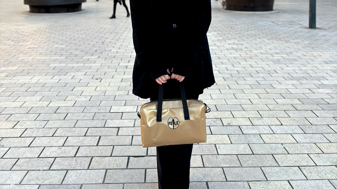 Sac de ville Doré