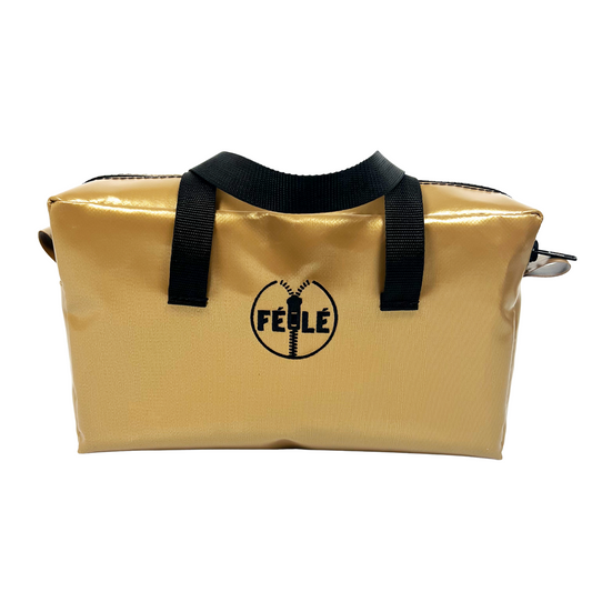 Trousse de toilette XXL Dorée