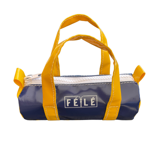 Sacoche Pétanque Bleu Navy & Jaune