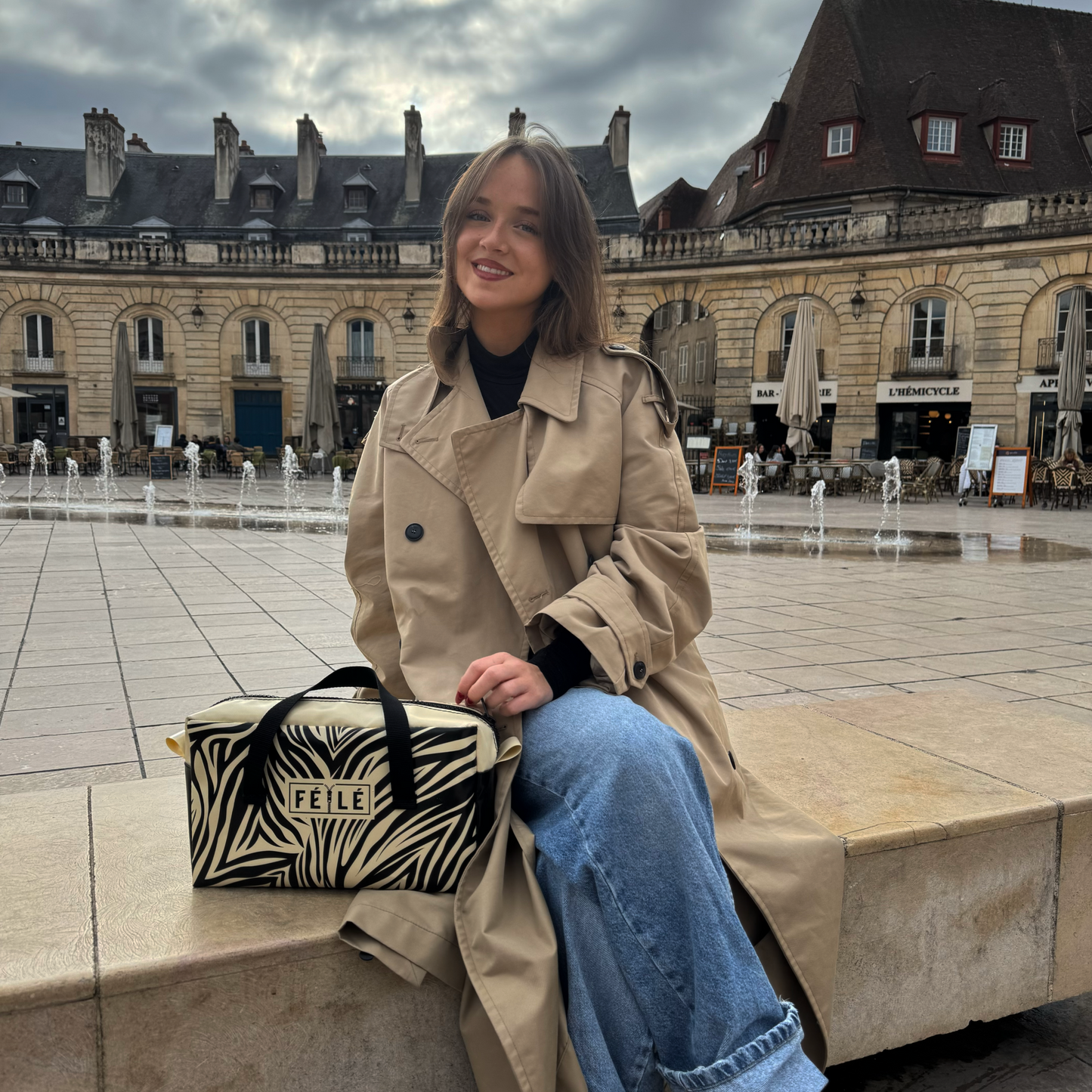 Sac de ville Martie Beige